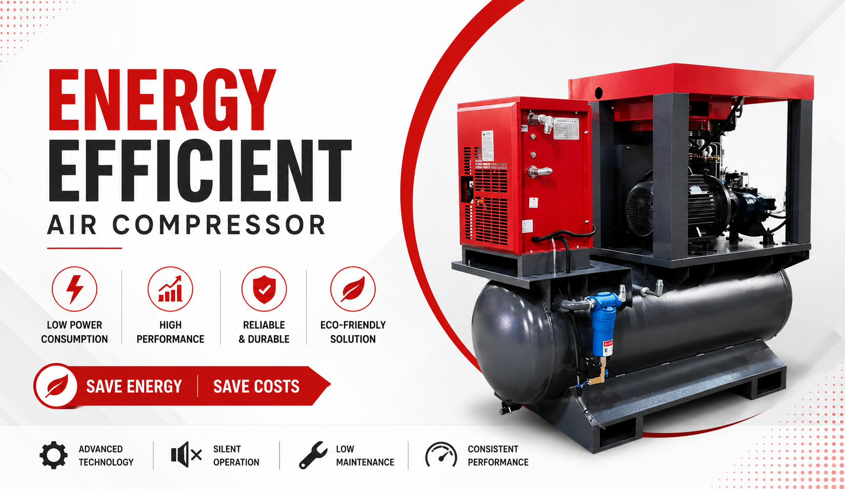 Energy Efficient Air Compressor in Ghaziabad – Save Power, Boost Performance