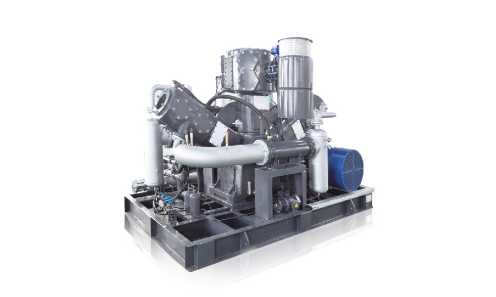 High pressure oil free air compressor for industrial applications