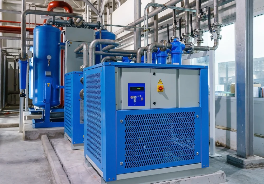 Refrigerated air dryer for compressed air system